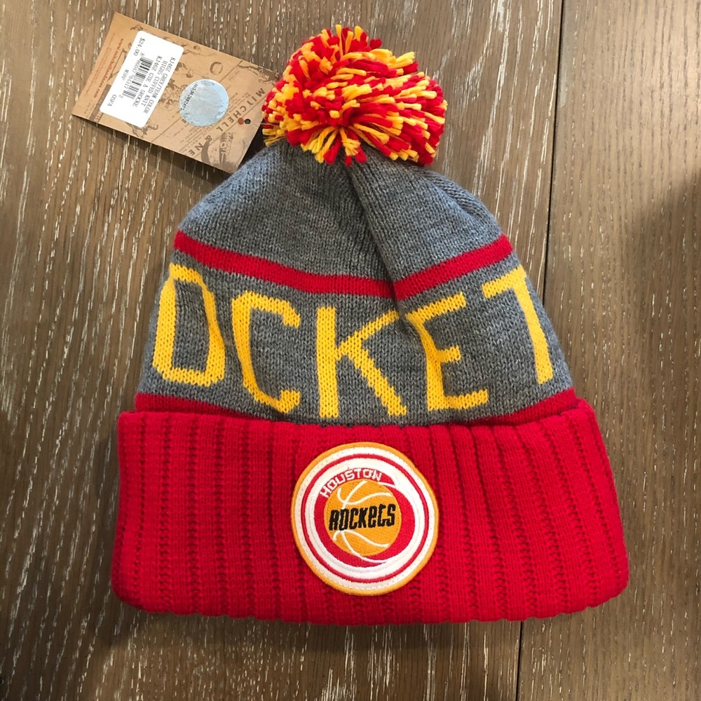 Mitchell & Ness HOUSTON ROCKETS Knit Beanie